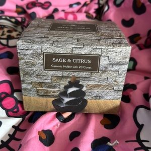 Incense Ceramic Holder with incense cones